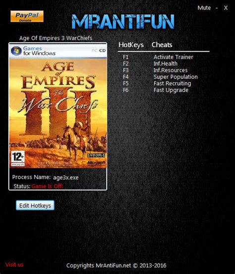 age of empire 3 codes|age of empires warchiefs cheats.